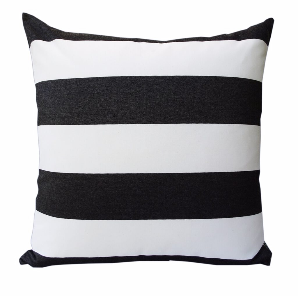 Sunbrella Outdoor Cushion MonteCarloBlack Outdoor Interiors