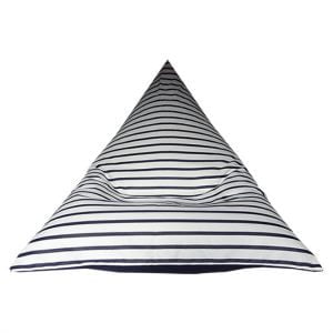 Outdoor Bean Bag Sunbrella Capri-Navy