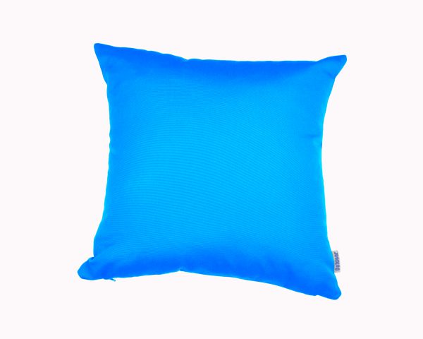 Cyan Blue 45cm x 45cm Sunbrella outdoor cushion from Outdoor Interiors