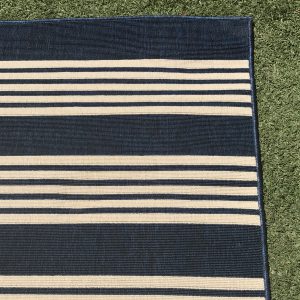 Outdoor Rug Polypropylene Mariona-Navy Blue