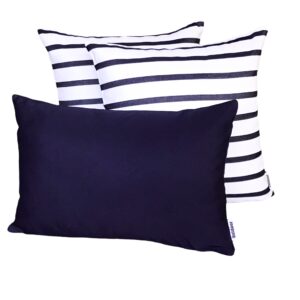 Outdoor Cushion Sets Sunbrella Capri Navy 3-Pack