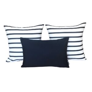 Outdoor Cushion Sets Sunbrella Capri Navy 3-Pack