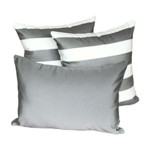 Outdoor Cushion Sets Sunbrella Positano-Grey 3-Pack