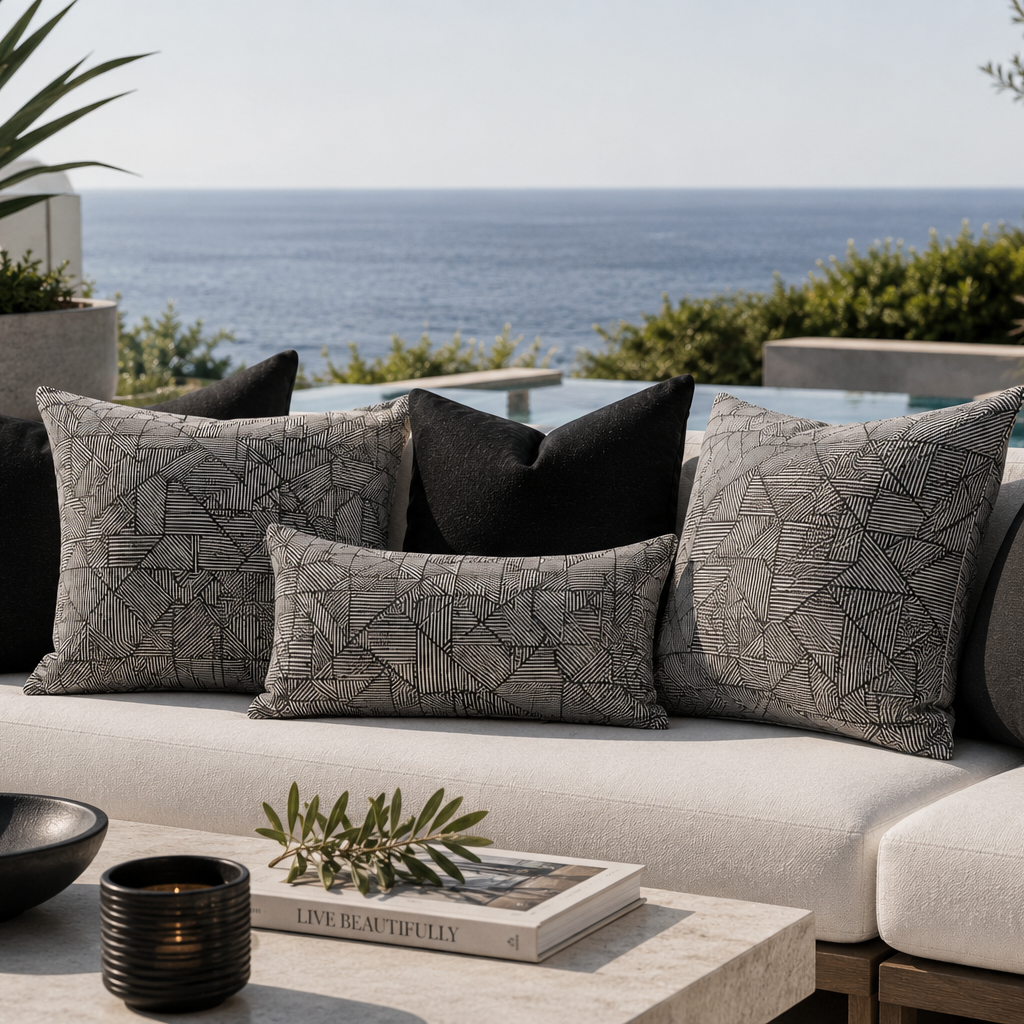 Outdoor Cushion Sunbrella Shibuya Black