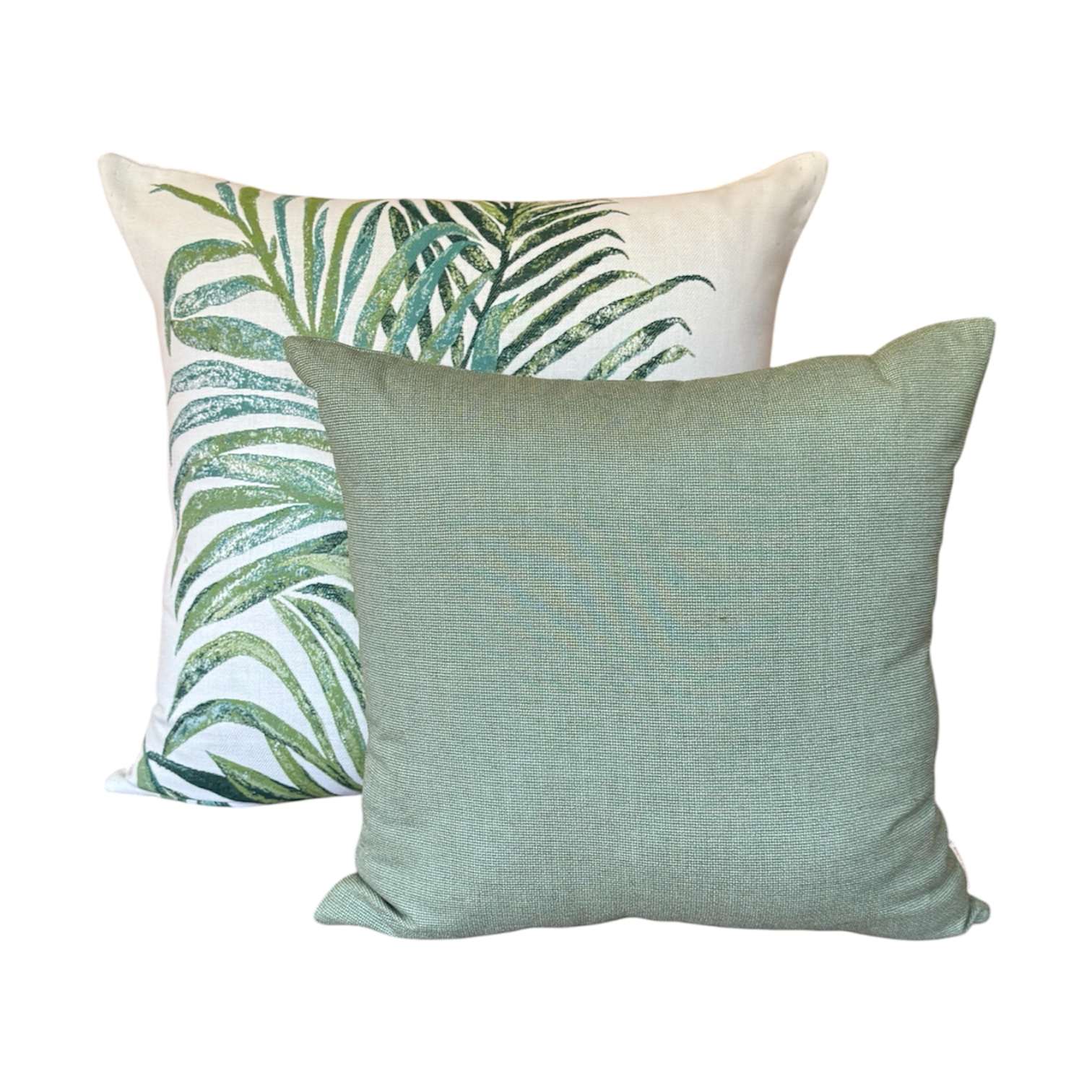 Outdoor Cushion Sunbrella Tahiti and Avea Bay Green