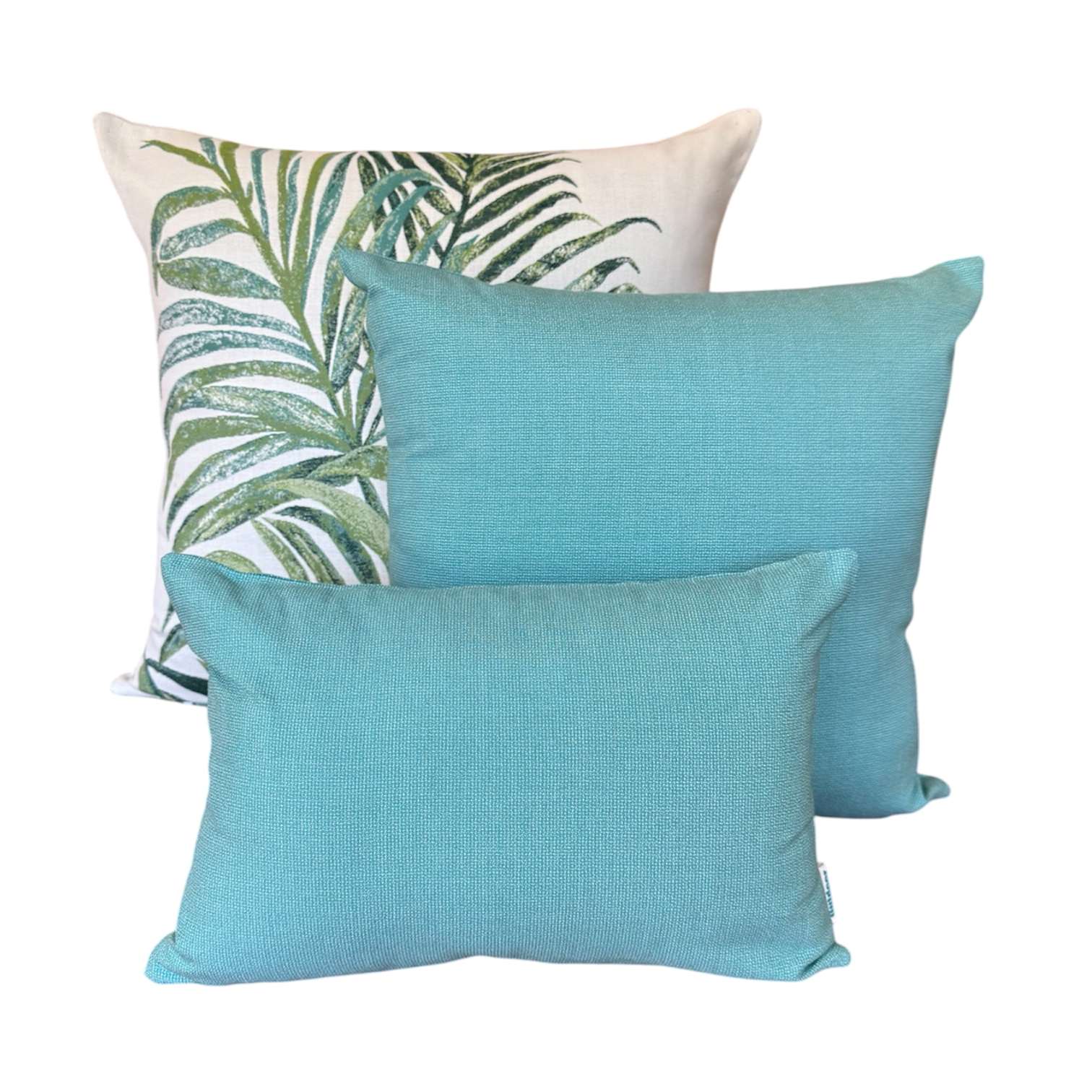 Outdoor Cushion Sunbrella Tahiti and Avea Bay Turquoise