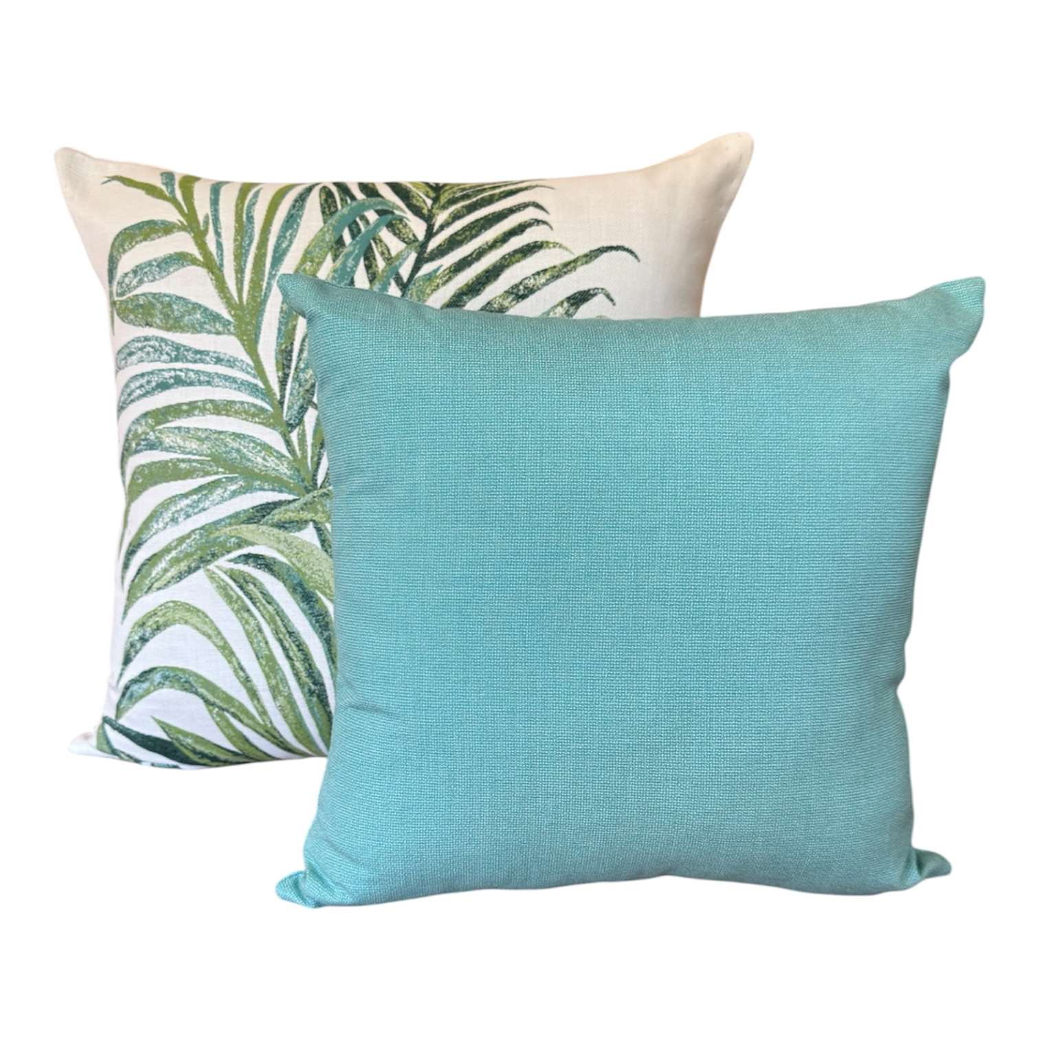 Outdoor Cushion Sunbrella Tahiti and Avea Bay Turquoise